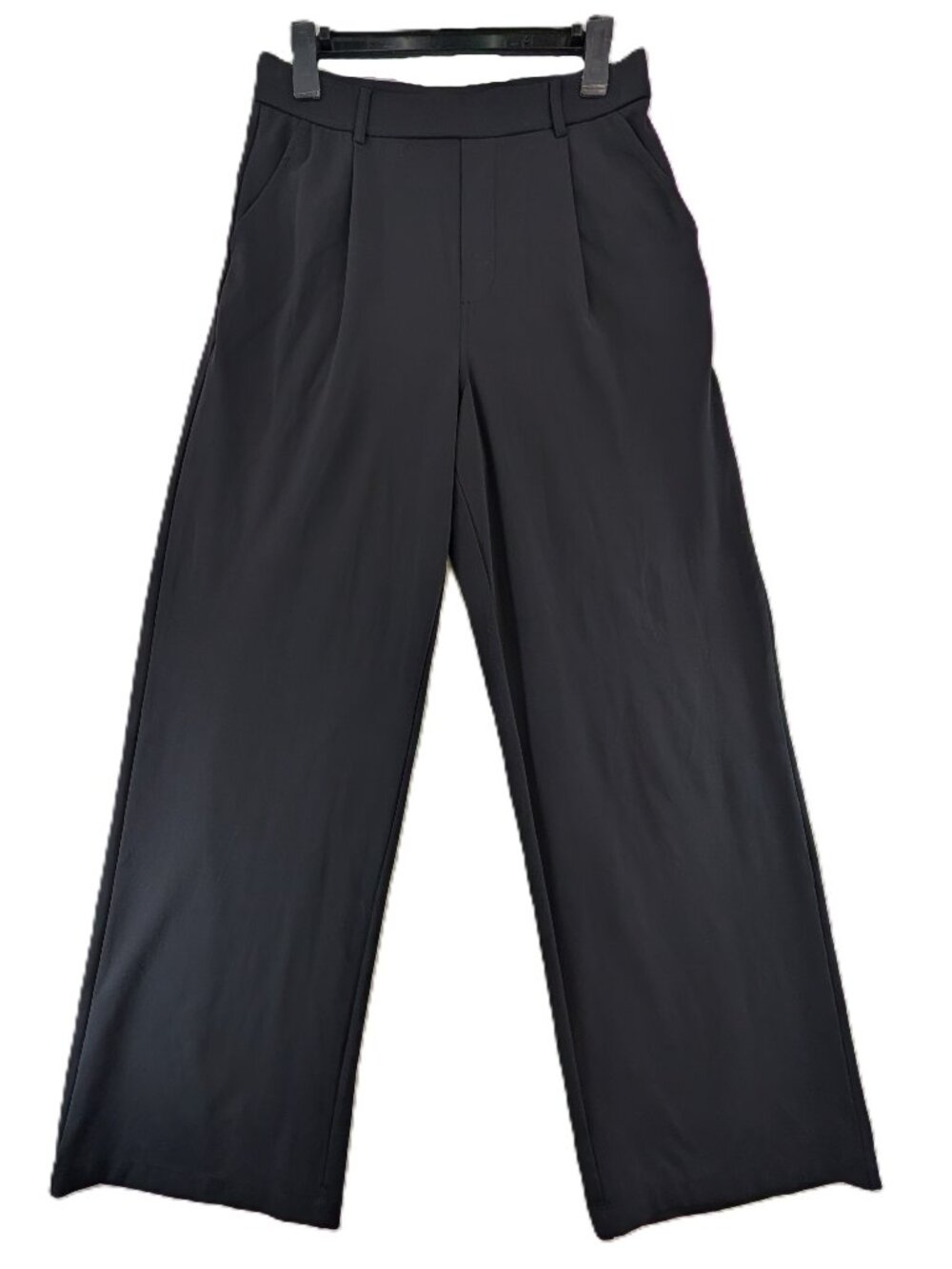 Halara Flex Daystretch Pants Womens Size M Tall High Waist Stretch Pockets Black